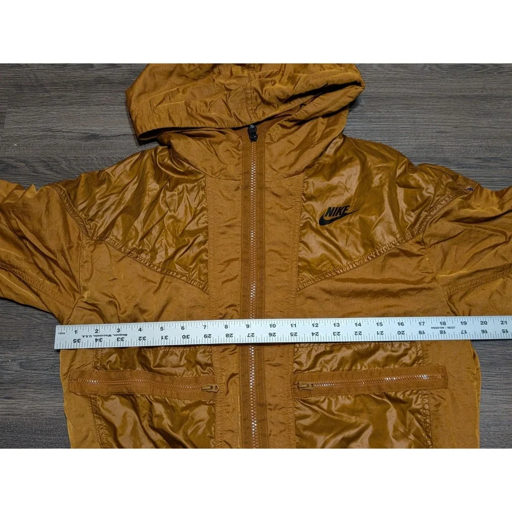 Nike‎ Sportswear Windrunner Hooded Jacket Women's XS Golden Ochre  Full Zip